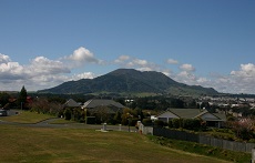 Mount Taihara in the Taupo volcanic zone