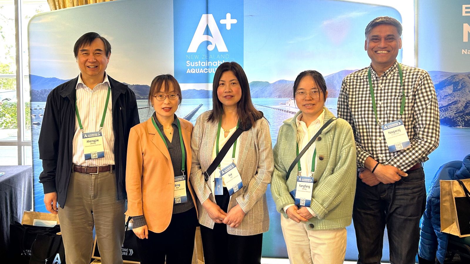 Photo (from left to right): Mengjie Zhang, Bing Xue, Ivy Lui, Fangfang Zhang, and Nagaraj Krishnan