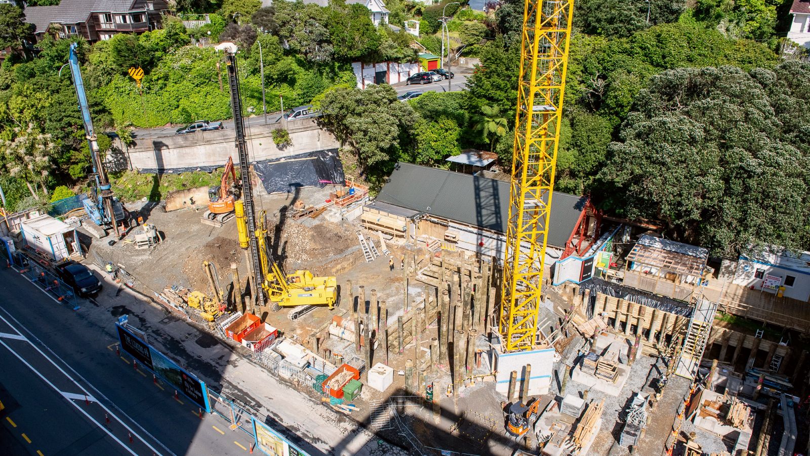 Construction site for Ngā Mokopuna