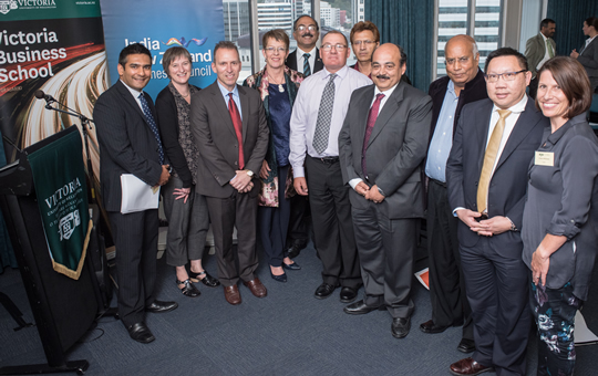 Dignitaries at the launch of the Wellington chapter of the India New Zealand Business Council